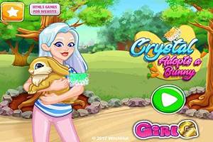 Crystal Adopts a Bunny Game