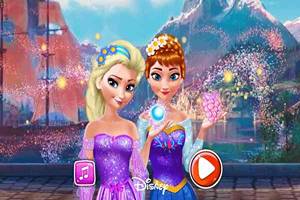 Play Online Anna & Elsa Makeover Game