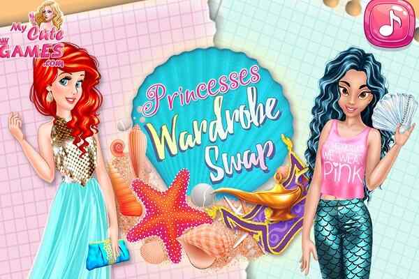 Jasmine and Ariel Wardrobe Swap