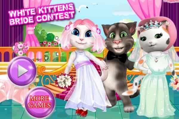 White Kittens Bride Contest