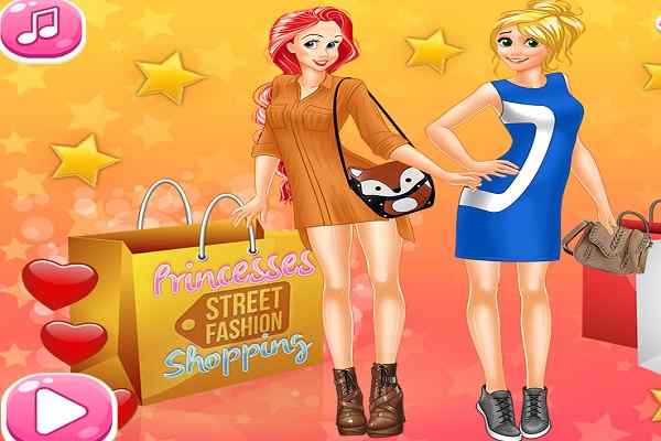 Princesses Street Fashion Shopping