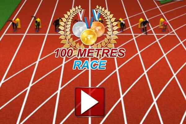 Play Online 100 Metres Game Game