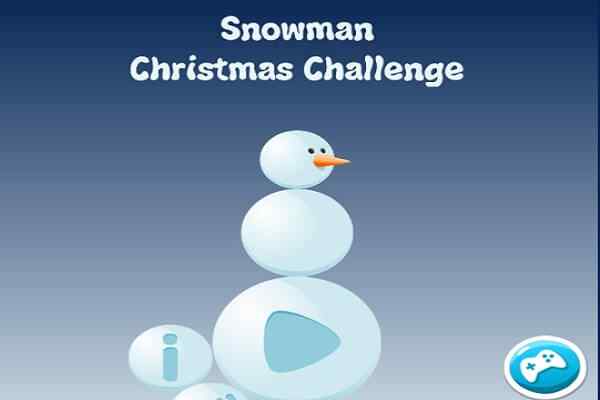 Play Online Snowman Christmas Challenge Game