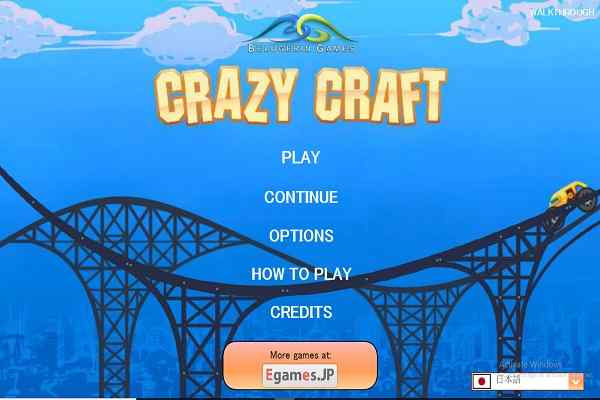 Play Online Crazy Craft Game