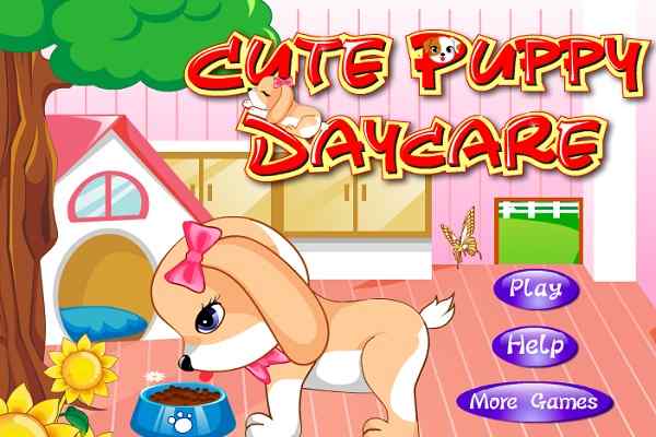 Play Online Cute Puppy Daycare Game
