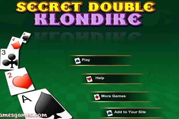 Play Online Secret Double Klondike Game