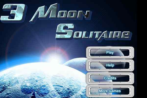 Play Online 3 Moon Solitaire Game