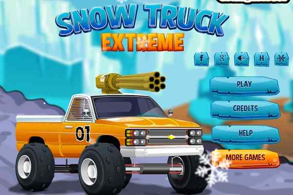 Play Online Snow Truck Extreme Game