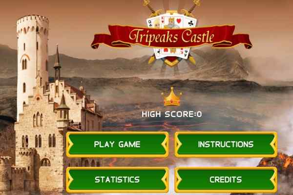 Play Online Tripeaks Castle Solitaire Game