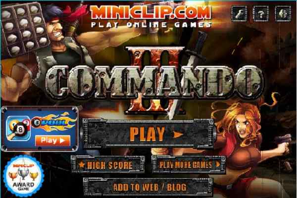 Play Online Commando 3 Game