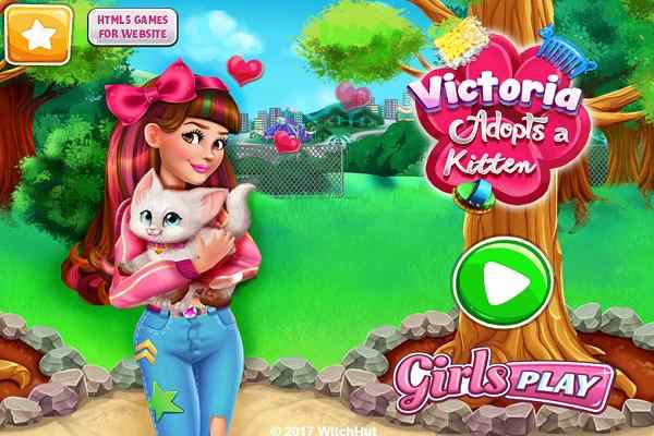 Play Online Victoria Adopts a Kitten Game
