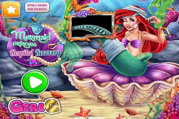 Play Online Mermaid Princess Hospital Recovery Game