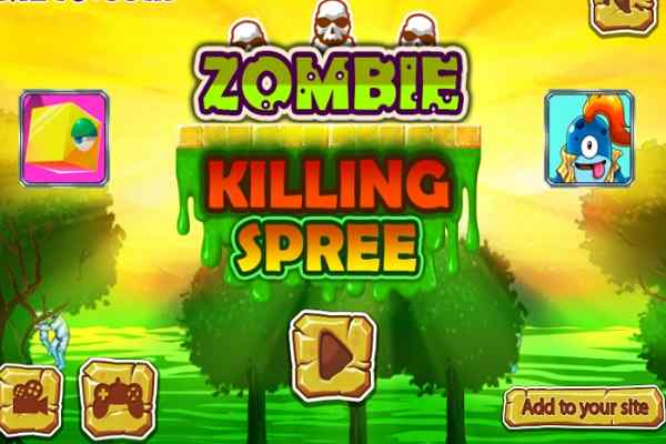 Play Online Zombie Killing Spree Game