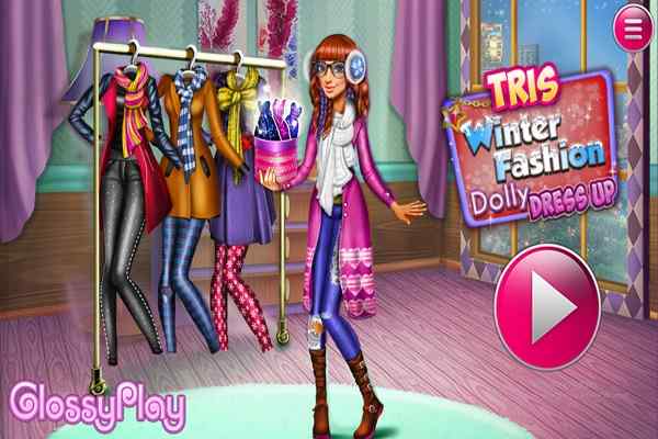 Tris Winter Fashion Dolly Dress Up