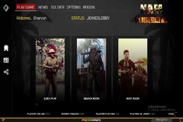 Play Online Nam  The Resistance War Game