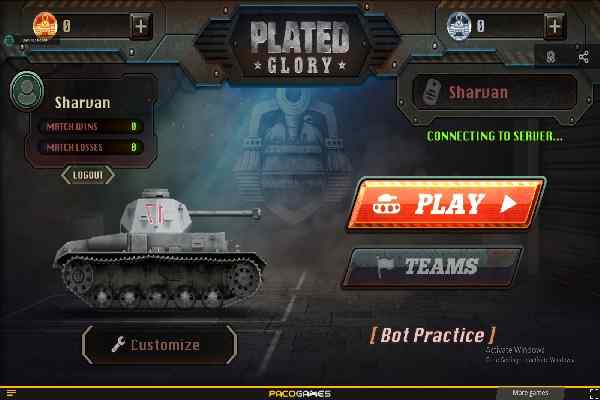 Play Online Plated Glory Game