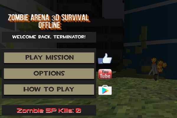 Play Online Zombie Arena 3d Survival Offline Game