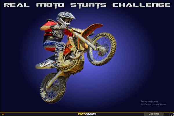 Play Online Real Moto Stunts Challenge Game