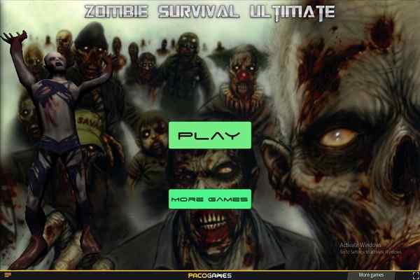 Play Online Zombie Survival Ultimate Game