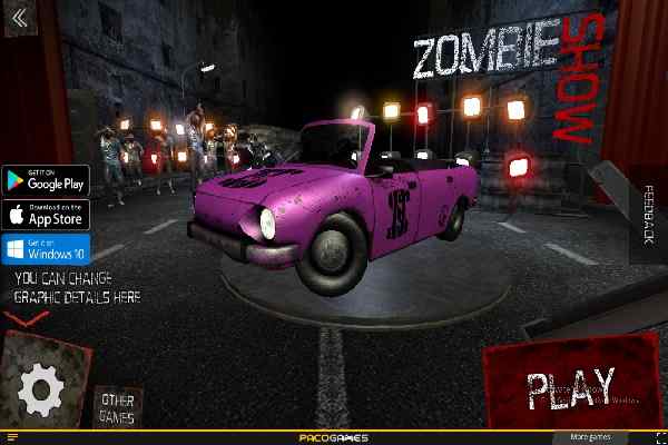 Play Online Zombie Show Game
