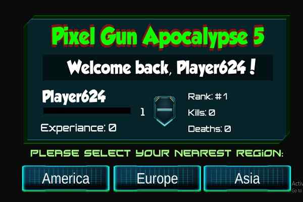 Play Online Pixel Gun Apocalypse 5 Game
