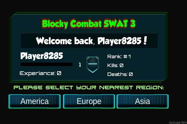 Play Online Blocky Combat Swat 3 Game