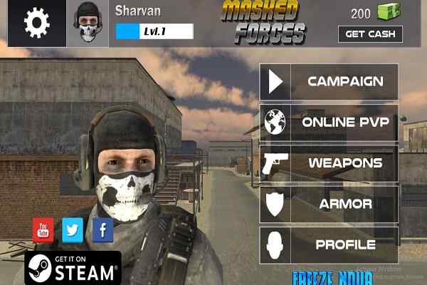 Play Online Masked Forces Game