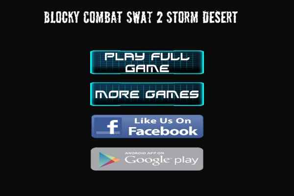 Play Online Blocky Combat Swat 2 Storm Desert Game