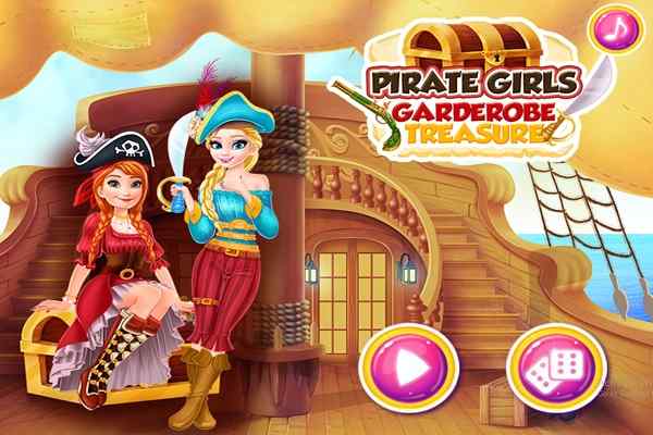 Pirate Girls Garderobe Treasure