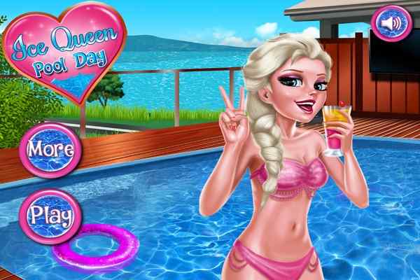 Ice Queen Pool Day