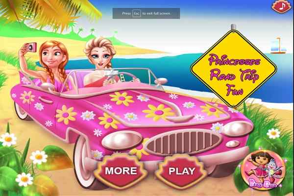 Princesses Road Trip Fun