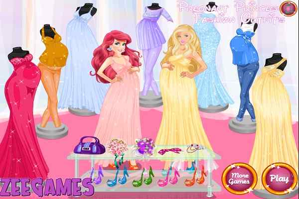 Pregnant Princesses Fashion Outfits