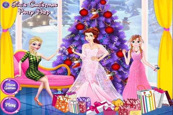 Girls Christmas Party Prep
