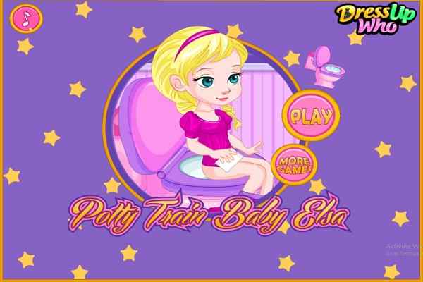 Potty Train Baby Elsa