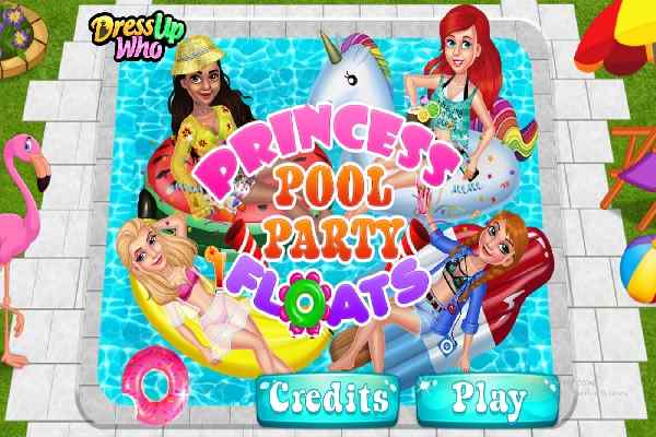 Princess Pool Party Floats