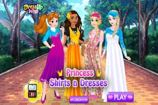 Princess Shirts Dresses