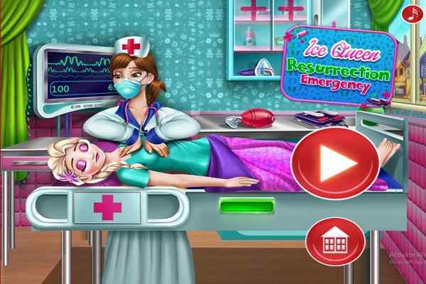 Play Online Ice Queen Resurrection Emergency Game