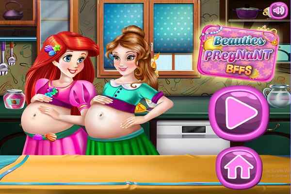Play Online Beauties Pregnant Bffs Game