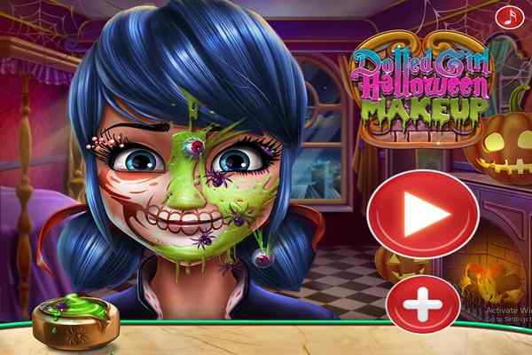 Dotted Girl Halloween Makeup