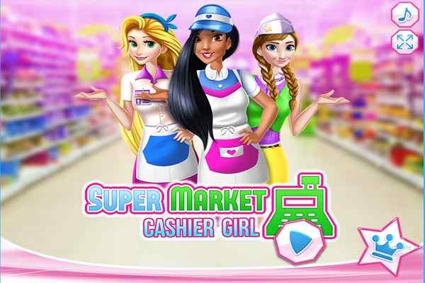 Super Market Cashier Girl