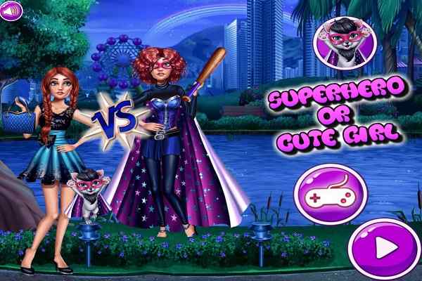 Superhero or Cute Girl