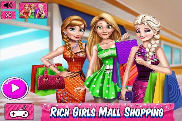 Rich Girls Mall Shopping