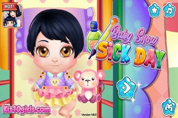 Baby Snow Sick Day