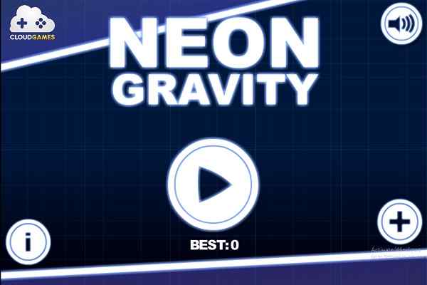 Play Online Neon Gravity Game