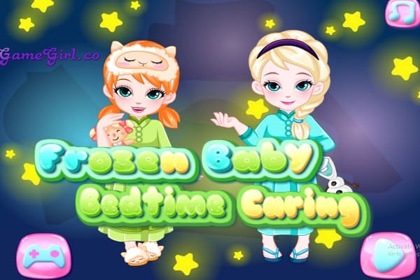 Frozen Baby Bedtime Caring
