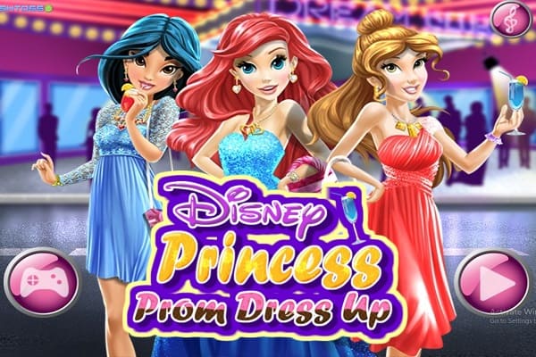 Disney Princess Prom Dress Up