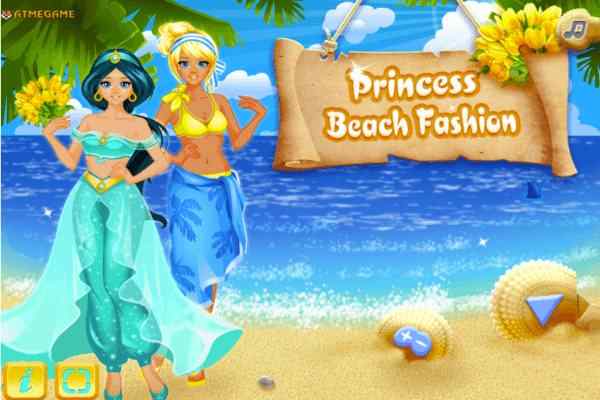 Play Online Princess Beach Fashion Game