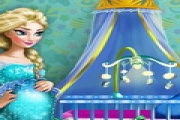 Pregnant Elsa Baby Room Deco