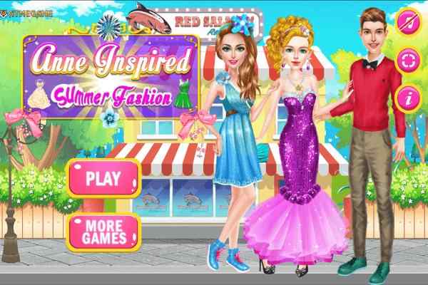 Play Online Anne Inspired Summer Fashion Game