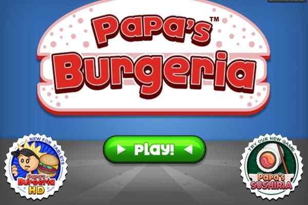 Play Online Papa's Burgeria Game